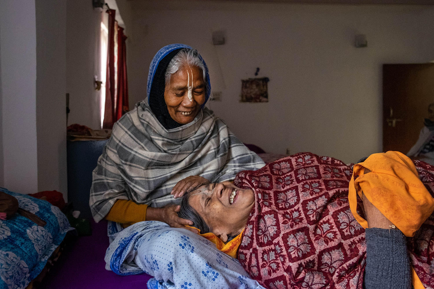 Widows singing bhajans